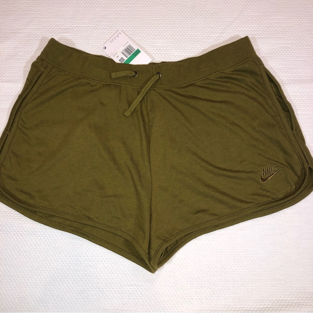 Nike XL Olive Green Running Shorts